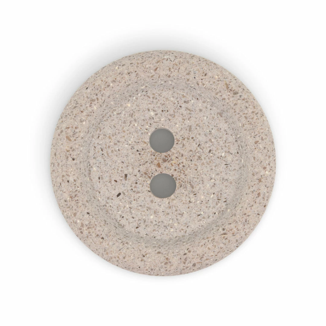Dritz Recycled Macadamia Round Button, 34mm, Beige-Camel 4 Dritz Recycled Macadamia Round Button, 34mm, Beige-Camel