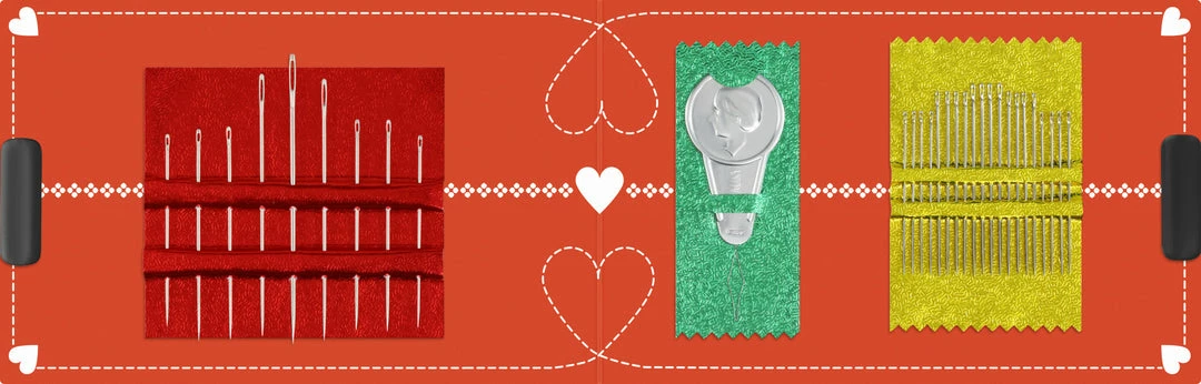 Prym Needles & Accessories Needle Card With Sharps, Darners & Threader 4 Prym Needles & Accessories Needle Card With Sharps, Darners & Threader