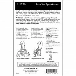 Indygo Junction Show Your Spirit Gnomes Pattern Crafts & Toys