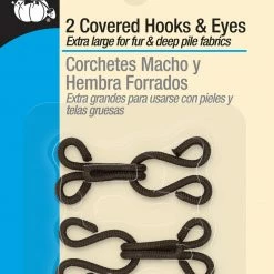 Dritz Covered Hooks & Eyes, 2 Pc