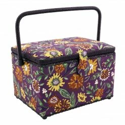 Dritz Rectangular Sewing Basket, Large