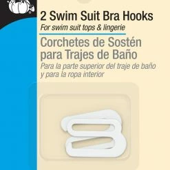 Dritz 3/4" Swim Suit Bra Hooks, 2 Pc Hooks & Eyes 22 Dritz 3/4