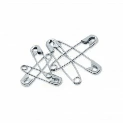 Dritz Pins & Accessories Safety Pins, Assorted Sizes, Nickel, 25 Pc
