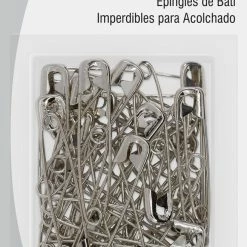 Dritz Pins & Accessories 2" Quilters Safety Pins, Nickel, 40 Pc