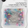 Dritz 1-1/2" Long Pearlized Pins, Assorted Pins & Accessories