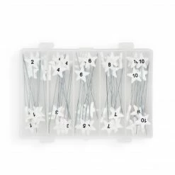 Dritz Flat Star Head Pins, White, 115 Pc Pins, Needles & Tacks 12 Dritz Flat Star Head Pins, White, 115 Pc Pins, Needles & Tacks