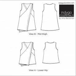 Indygo Junction Apparel Asymmetrical Top & Tunic Pattern