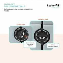 Dritz Twin-Fit Adjustable Dress Form Dress Forms