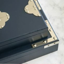 Dritz Campaign Hardware Smooth Right Angle Corners, Small, 4 Pc