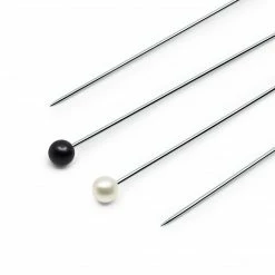 Dritz Pins & Accessories 2" Corsage And Boutonniere Pins, Black & White, 40 Pc