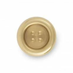 Dritz Brass Button Knob Hooks & Knobs