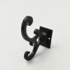 Dritz Hooks & Knobs Metal Scroll Wall Hook, Black