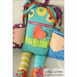 Indygo Junction Crafts & Toys Dress Myself Monster Doll Pattern