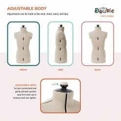 Dritz Dress Forms Little Double Adjustable Form, Child