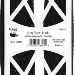 Dritz Snap Tape With Metal Snaps, 8 Yd 22 Dritz Snap Tape With Metal Snaps, 8 Yd