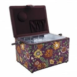 Dritz Rectangular Sewing Basket, Large