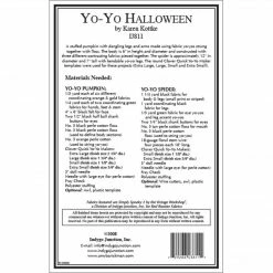 Indygo Junction Crafts & Toys Yo-Yo Halloween Stuffed Spider & Pumpkin Pattern, PDF Download
