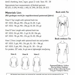 Indygo Junction Katelyn's Dress, Tunic & Top Pattern Apparel