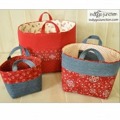 Indygo Junction Home & Storage Banded Nesting Baskets Pattern
