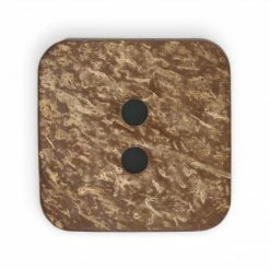 Dritz Sustainable Coconut Square Button, 35mm, Multicolor Print Buttons & Cover Buttons