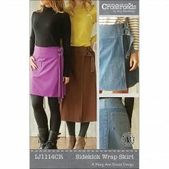 Indygo Junction Sidekick Wrap Skirt Pattern, PDF Download Apparel