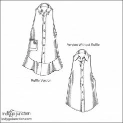 Indygo Junction Kitchen Shirt Tales Recycled Apron Pattern
