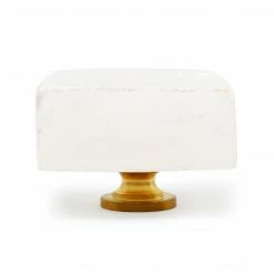 Dritz Stone Square Knob, White Outlet