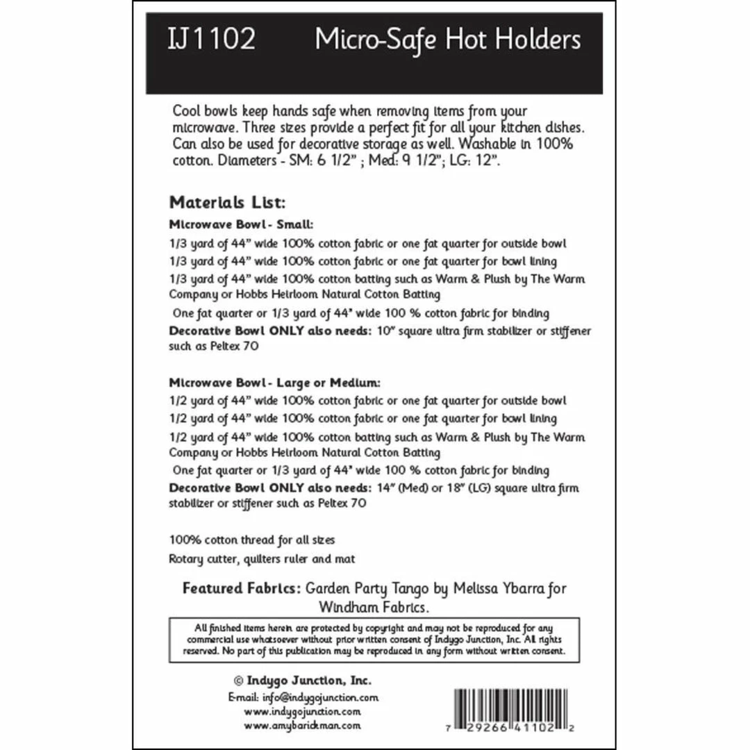 Indygo Junction Home & Storage Micro-Safe Hot Holders Pattern 12 Indygo Junction Home & Storage Micro-Safe Hot Holders Pattern