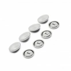 Dritz Half Ball Cover Buttons, Nickel Buttons & Cover Buttons