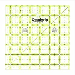 Omnigrid Non-Slip Square Ruler, Neon