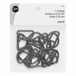 Dritz 1" D-Rings, 24 Pc