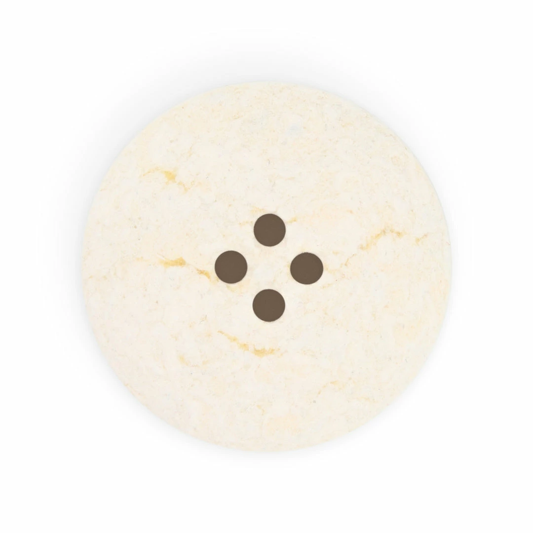 Dritz Recycled Cotton Round Stitch Button, 25mm, 2 Pc Buttons & Cover Buttons 12 Dritz Recycled Cotton Round Stitch Button, 25mm, 2 Pc Buttons & Cover Buttons