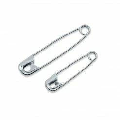 Dritz Pins & Accessories Safety Pins, Assorted Sizes, Nickel, 25 Pc