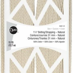 Dritz 1-1/4" Cotton Belting & Strapping, 15 Yd