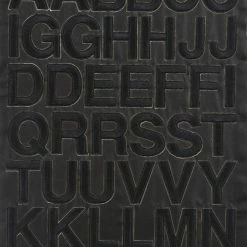 Dritz Embroidery Iron-on Letters, 1 Sheet Lettering & Embellishments