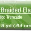 Dritz 1/4" Braided Elastic, White