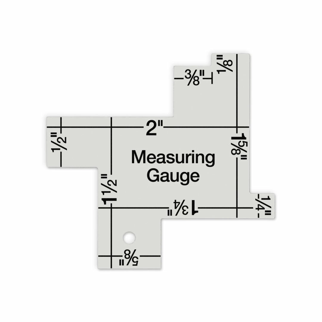 Dritz Quilting Accessories Measuring Gauge, 1/8"-2" Markings 5 Dritz Quilting Accessories Measuring Gauge, 1/8"-2" Markings