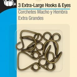 Dritz Extra-Large Hooks & Eyes, 3 Sets 17 Dritz Extra-Large Hooks & Eyes, 3 Sets