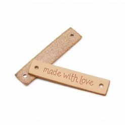 Dritz Rectangle Leather Label