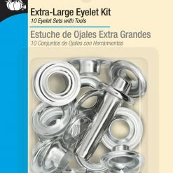 Dritz 7/16" Extra-Large Eyelets & Tools, 10 Sets