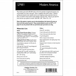 Indygo Junction Modern America Quilt Pattern Home & Storage