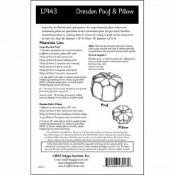 Indygo Junction Dresden Pouf & Pillow Pattern, PDF Download 13 Indygo Junction Dresden Pouf & Pillow Pattern, PDF Download
