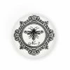 Dritz Ceramic Bee Knob, Black & White Hooks & Knobs