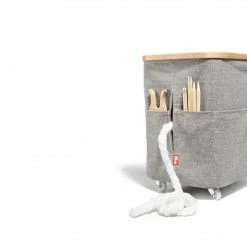 Prym Fold & Store Box With Wheels, Gray Sewing Baskets & Storage