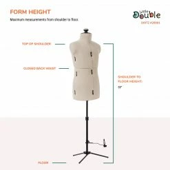 Dritz Dress Forms Little Double Adjustable Form, Child