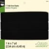 Dritz 1" Fold-Over Elastic, Black, 7 Yd Elastics