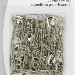Dritz 2" Basting Pins, Nickel, 40 Pc Pins, Needles & Tacks