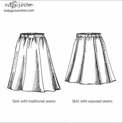 Indygo Junction Girly Gored Skirt Pattern