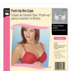 Dritz Bra Cups & Enhancers Push-Up Bra Cups, White