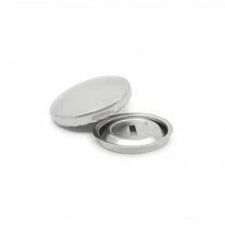 Dritz Half Ball Cover Buttons, Nickel Buttons & Cover Buttons